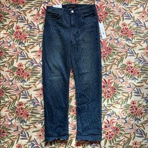 Joes The Milla leopard high rise straight ankle